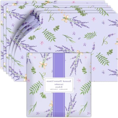Geurpapier Laden - Lade Bodemmatten - Kasten Verfrissen - 6 Vellen Inbegrepen - 365 x 50 cm - Lavendel