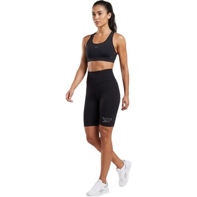Reebok Slim-fit legging met glitters voor dames (Zwart)