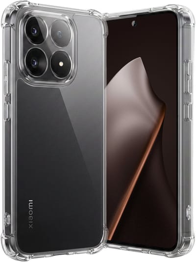 Hoes - Geschikt voor Xiaomi 15T - Sterk & Shockproof - Siliconen Case - Back Cover - Telefoon Hoesje Shock Proof - Transparant