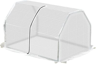 Killogood Mini kas - weerbestendig - gemakkelijk te vervoeren - 99 cm x 71 cm x 60 cm - folietunnel - groen