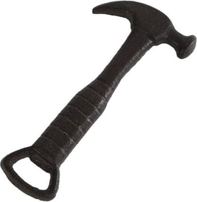 Bieropener Hamer - gietijzer - 17,5x8,5x1,2cm - cadeau