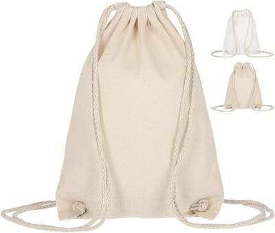 Katoenen Gymtas 21 x 29 cm - Duurzame Sporttas voor Kinderen en Volwassenen - Oeko-Tex® Gecertificeerd