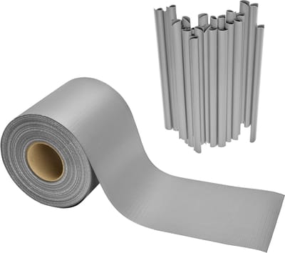 Garronda – Vlechtband – PVC – Privacyband – 19x50 - Grijs RAL7040 - GD-TAK-Strip