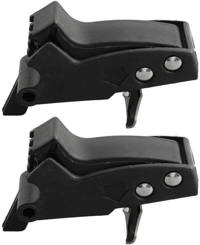 Hendel Releases - Vergrendelingshendels - Zaagtafel Stabiliseren - Nauwkeurige Compatibiliteit - 13.5 x 10 x 4 cm - Zwart