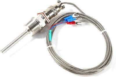 PT100 Temperatuursensor Sonda met 1/2" NPT Schroefdraad en 2M Kabel