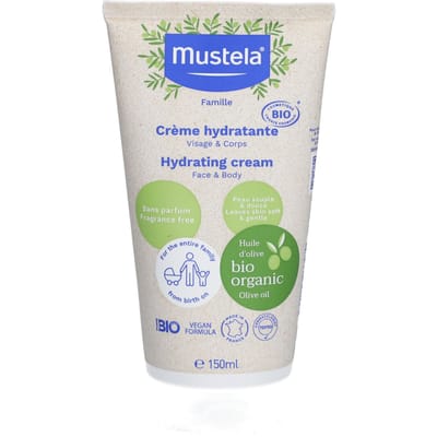 Mustela Bébé Bio Crème Hydratante 150ml