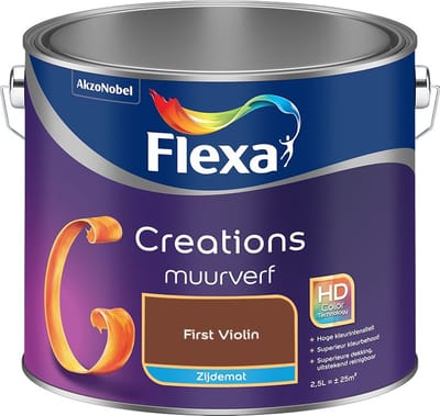 Flexa - Creations Muurverf Zijdemat - First Violin - Mengverf - 2,5 L