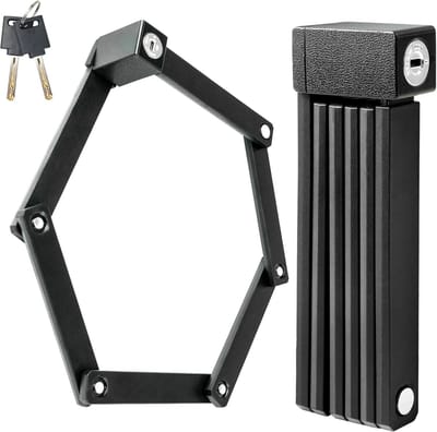 Vouwslot - Slot voor Electrische Fietsen en Fatbike - Fietsslot - Voor elk type Fiets - Met Houder