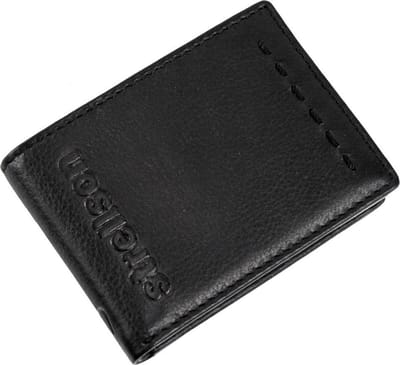 Strellson Oxford Circus Portemonnee Landschap Leer 10 cm - Jongens - Horizontaal - schwarz