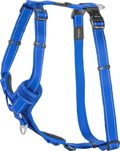 Rogz Utility Control Tuig Blauw - Hondenharnas - Xl 60-100x2.5 Cm