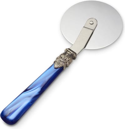 Pizzasnijder, met Blauw handvat (parelmoer), EME Napoleon