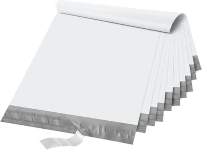 Witte Poly Mailers 19x24 - 100 Stuks - Zelfklevend - Stevig & Beschermend