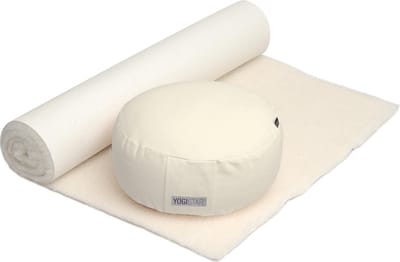 Yogistar Yoga-Set Comfort Edition - Meditation natur 75 x 200 cm nature