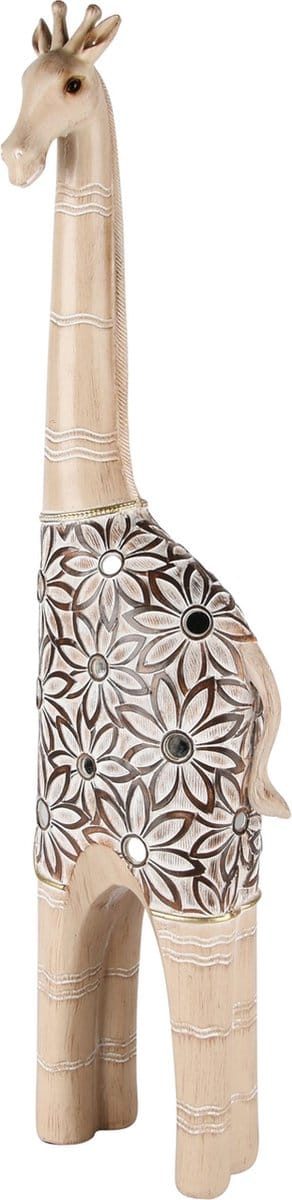 Dekoratief | Deco giraf 'Gigi', naturel, resina, 12x7x48cm | A245929