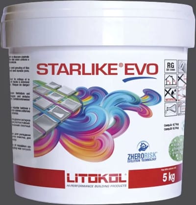 Litokol starlike evo 140 nero grafite 2,5kg - Voegmiddel - Antraciet - Epoxymiddel - Lijm