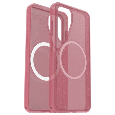 OtterBox Symmetry Clear Backcover geschikt voor MagSafe geschikt voor Samsung Galaxy S25 - Thimbleberry