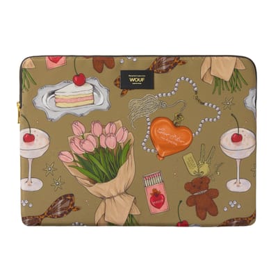 Wouf Daily Laptophoes 15-16 inch - Laptopsleeve - Tender