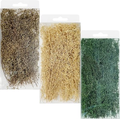 Scenics Grasbundel in 3 Kleuren, DIY Miniatuur Static Gras Tuft voor Modelbouw, Terrain en Spellen