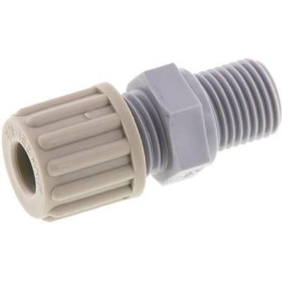 8x6mm & G1/4'' Pa Rechte Knelfitting Buitendraad 10bar [2 Stuks]