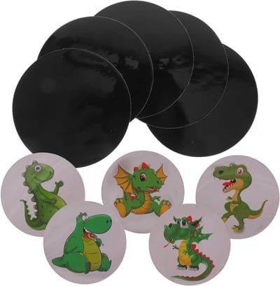 Plasdoelen Stickers - Zindelijkheidstraining Hulpmiddel - Kinderen Leren Plassen - Temperatuur Veranderend - 10 Stuks - Groen