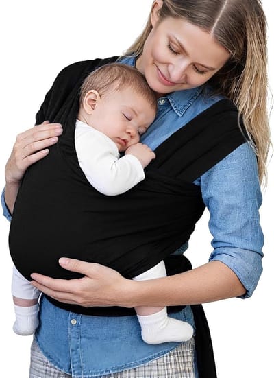 Dailygoods- Draagdoek - Uniseks - Voor baby's/peuters tot 16 kg - Machinewasbaar - 100% Katoen - Ademend/Elastisch materiaal - Babydrager
