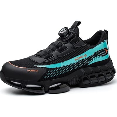 Air Rotated Button Veiligheidsschoenen Voor Heren Stalen Neus Werksneaker Nieuwe Lekvrije Werk Veiligheidslaarzen Heren Werkschoenen 42