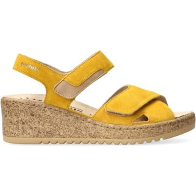 Mephisto Mobils Noor - dames sandaal - Geel - maat 35 (EU) 2.5 (UK)