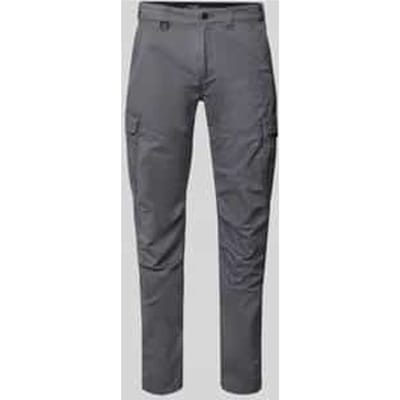 regular fit cargobroek van katoenmix
