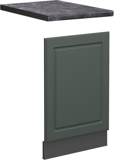 Vicco Fame-Line Frontpaneel – 45 cm, WB Antraciet Groen-Goud Landhuis