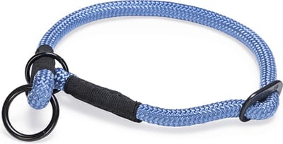 Beeztees Premium Parinca - Hondenhalsband - Rond - Nylon - Blauw - 45x1