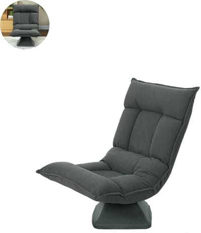 Fauteuil - Relaxstoel - Relaxfauteuil - Stoel - Voor één Persoon - Donkergrijs