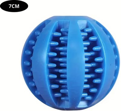 Livano Honden Speelgoed - Hond - Speelgoed - Dog Toy - Hondenbal - Snacks - Blauw 7cm