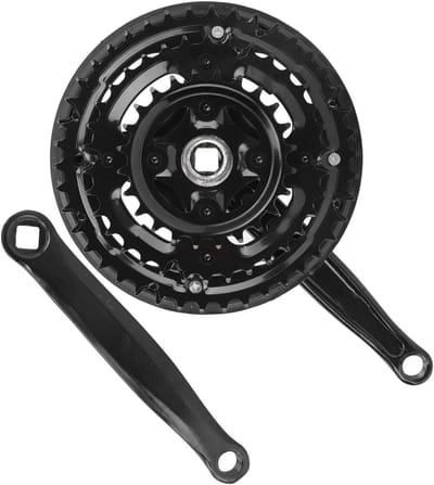 Hoogwaardige crankset van staal 24-34-42T voor fiets, duurzame prestaties en precisie