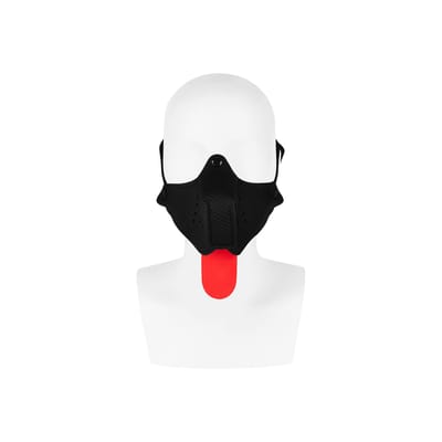 EIS, masker, 'masker in muilkorfdesign', luchtdoorlatend, muilkorfdesign, zwart