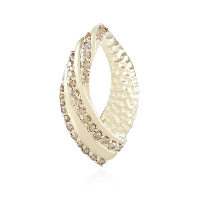 Cavill - Luxe Gouden Hanger met 0,85 ct I2 Champagne Diamanten - 9 Karaat Geel Goud - Ronde Briljant Prong-zetting - Dames Sieraad