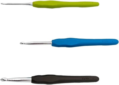 Set van 3 Haaknaalden van Aluminium voor Haken en Breien, Ideaal voor Creatieve Projecten en DIY Handwerken