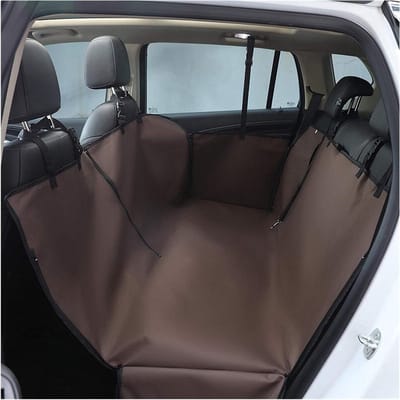 Honden Autostoelhoes - Reis Mat - Veilig Vervoer - Waterdichte Bescherming - 137x147 cm - Zwart Oranje