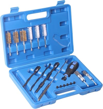 Injector Reinigingsset - Motor Reiniger - Motoronderhoud - 19 Delige Set - 33.5x23.5x6cm - Niet gespecificeerd