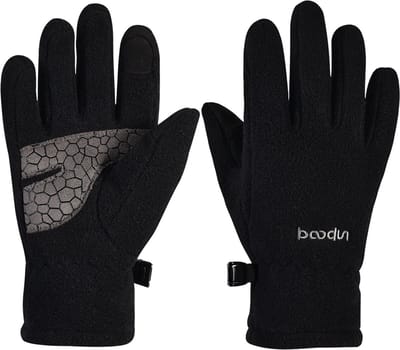 Handschoenen met Touchscreen / 2-4Jaar Jongens/Meisjes/Kinderen - Maat S - Zwart - Kerst Eindjaar voor Sale!
