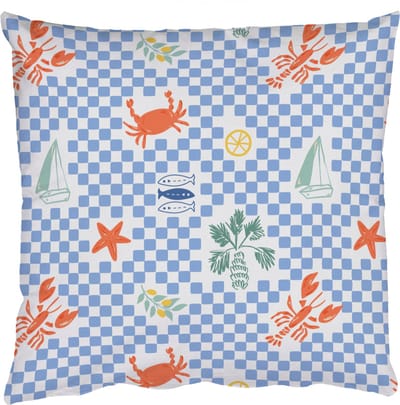 Sierkussens - Kussentjes Woonkamer - 50x50 cm - Zee - Sfeer - Zeilboot - Blauw