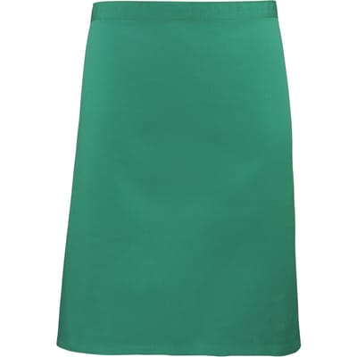 Premier Dames/Dames Mid-Length Apron (Pakket van 2) (Smaragd)