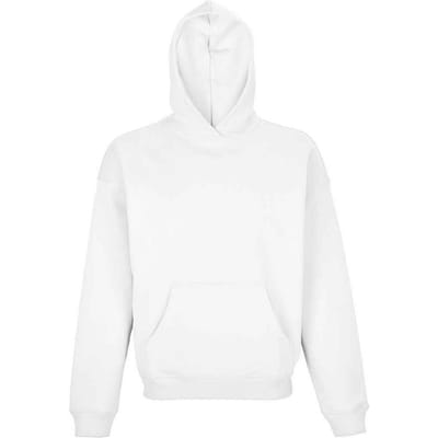 SOLS Uniseks Adult Connor Oversized Hoodie (Wit)