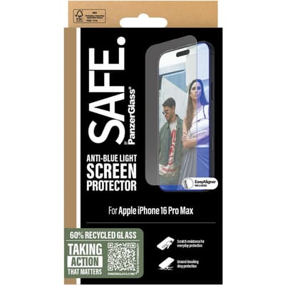 SAFE by PanzerGlass EyeScreenprotector Ultra Wide Fit met applicator geschikt voor Apple iPhone 16 Pro Max