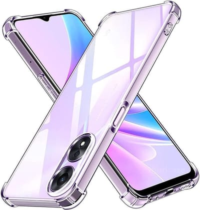 Casemania Hoesje Geschikt voor Oppo A18 & A38 Transparant - Anti-Shock Hybrid Back Cover