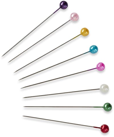 Parelkopspelden staal gehard 0,58 x 40 mm zilverkleurig 40 st.