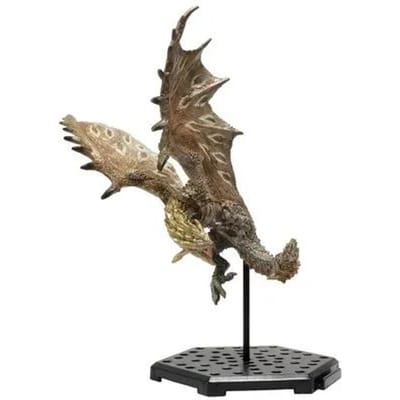 Monster Hunter World Iceborne Figuur PVC Modellen Hete Draak Actiefiguur Decoratie Schattig Speelgoed Model Duurzaam black