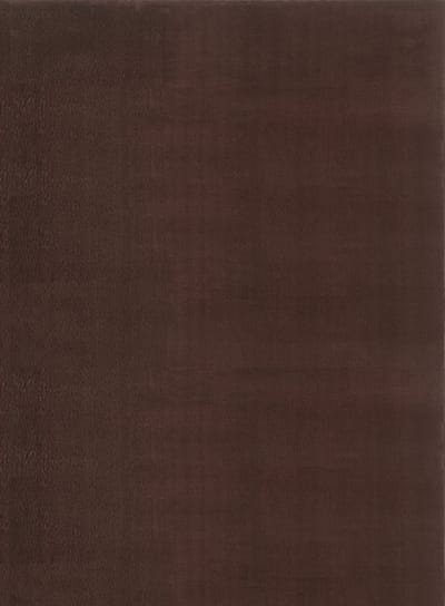 the carpet Comfy Vloerkleed – Zacht bonttapijt, 100% polyester, wasbaar, geschikt voor vloerverwarming, Öko-Tex gecertificeerd, bruin, 80 x 150 cm