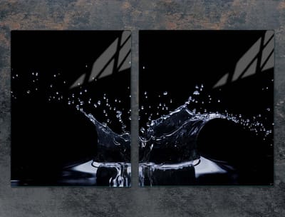 TMK ArtDeko - Serie - Glazen Beschermplaat voor Fornuis - 85x52 cm - Veelkleurig