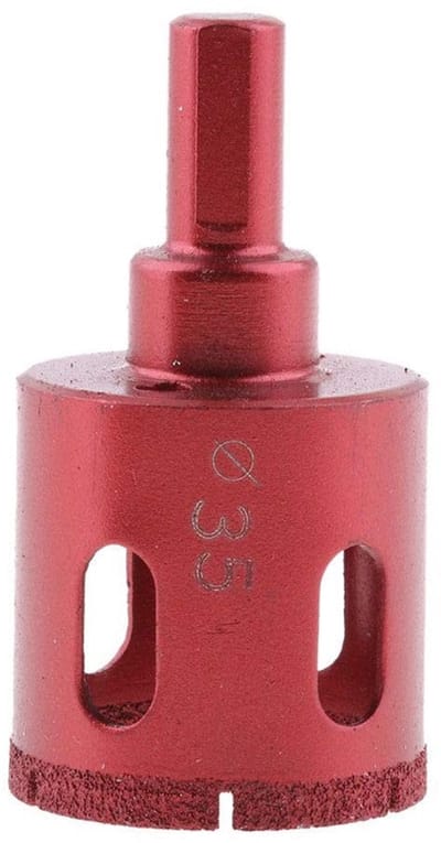 Allecto - Diamant Boor - Coated Boor voor Keramiek en Glas - 60mm - Geschikt voor Marmer en Graniet - Hoogwaardige Boor voor Precisiewerk - Voor Pr...