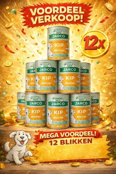 Jarco dog blik kip 12x 400gr Voordeelverpakking